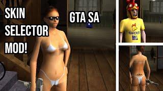 GTA SA NEW Skin Selector Mod! Play as ANY Character! ( ver 2024 )