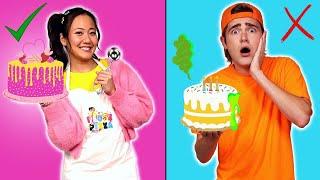 Ellie VS Jimmy In BAKING a Cake CHALLENGE | Ellie Sparkles | WildBrain Zigzag