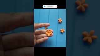 Clay flower art#clay #diy #ytshorts #handmade #newfeeds #2025short #trending