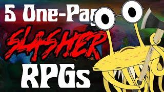 5 One-Page Slasher RPG Reviews