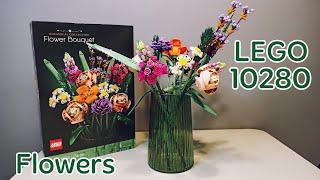  LEGO 10280  Creator Expert Flower Bouquet full detailed review Kwiaty Bukiet Klocki Unboxing