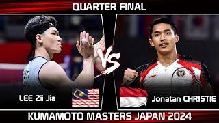 LEE Zii Jia (MAS) vs Jonatan CHRISTIE (INA) | Kumamoto Masters Japan 2024 Badminton