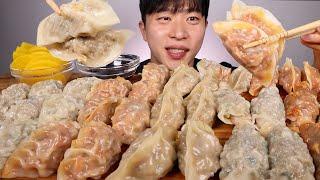 장호덕 손만두.. 고기만두 김치만두 갈비만두 새우만두 새우김치만두 아주매운만두 먹방!! ASMR MUKBANG DUMPLING EATING SHOW