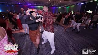 Panagiotis Aglamisis & Clo Ferreira ~ social dancing @ San Francisco SBK Congress 2022