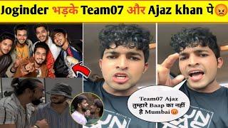 Thara Bhai Joginder Angry on Team07 Ajaz khan Joginder Support Carryminati|BBOTT-3 Kataria, Adnaan