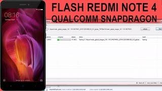 REDMI NOTE 4 SNAPDRAGON FLASHING | UNBRICK/FLASH MIUI ROM REDMI NOTE 4 SD