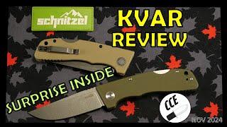 SURPRISING Teardown in this Complete Review of the Schnitzel KVAR  - Hard Use Back-Lock Folder