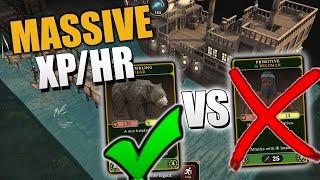 INSANE XP/HR DIFFERENCE in Brighter Shores - PASSIVE vs ACTIVE XP!? Brighter Shores XP Breakdown!