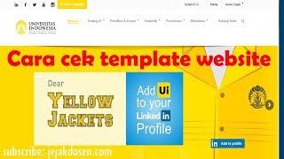 Cara melihat template website atau blog orang lain terbaru