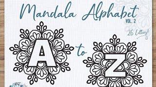 A to Z Mandala Art challenge #crafter #carfting #drawing