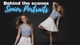 Senior Portraits Behind The Scenes of a teen photoshoot