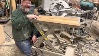 Timber Framing - making the perfect circular saw off set piece