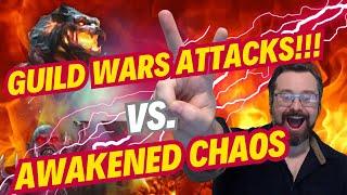 I Got GARNET GUARDS!! Guild Wars Attacks!! vs. Awakened Chaos - Watcher of Realms GvG