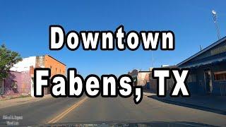 Driving Downtown Fabens, TX (Dash Cam)