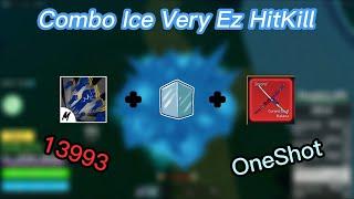 『 Ice + God Human + Cdk 』Ice Combo Easy Blox Fruit