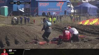 Lata loses the Win of EMX 250 Race 1 | MXGP of Sweden 2024