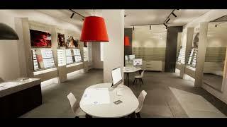 MON LUMI Interactive Mapping Lamps for Retail (optical sector)