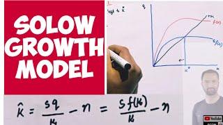 Solow growth model . fundamental equation of Solow growth model #SolowModel #SteadyState