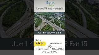 4BHK Luxury Villas for Sale in Hyderabad | Elite Vistas, Nandipalli