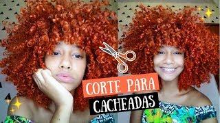 CORTE PARA CABELOS CACHEADOS EM CASA! Carina Soares