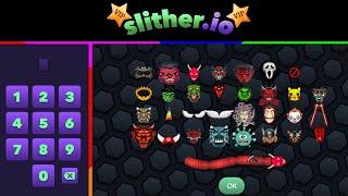 Slither.io 10 NEW SECRET CODES - Slither io VIP DEVIL RELEASE (INVISIBLE NINJA)