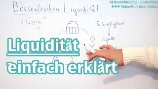 Liquidität einfach erklärt - Börsenlexikon AktienMitKopf.de