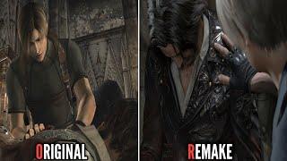 LUIS SERA DEATH SCENE Comparison in Resident Evil 4: Original vs Remake (2005-2023)