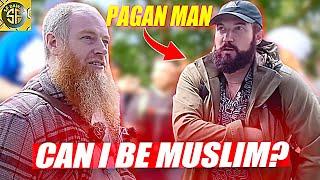 Pagan Vs Revert Yusuf | Can I be Muslim? Stratford Speaker's corner