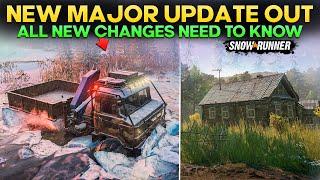 New Major Update 32.1 Out All New Changes in SnowRunner You Need to Know