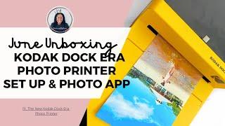 Unboxing the New Kodak Dock Era Photo Printer | Photo Printing at Home | Set up & Photo App