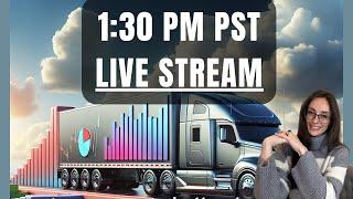 Saturday Live Stream: Chatting About Trucking and Freight