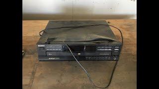 Scrapping a multi disk CD player for tin, copper, and little waste