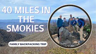 Family Backpacking in the Smokies, Fontana Dam to Newfound Gap