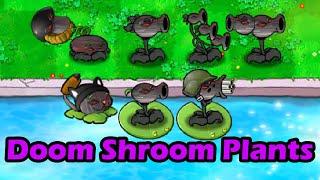 Doom Shroom Plants - NEW PLANTS IN Plants vs Zombies