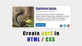 Create cards design using #HTML and #CSS  create #card in html