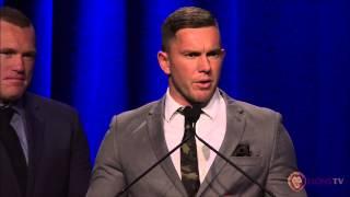 Brent Moloney Club Champions speech