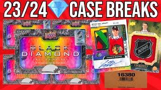 BEDARD HUNT !! 2023-24 Upper Deck Black Diamond Hockey CASE BREAKS !! 