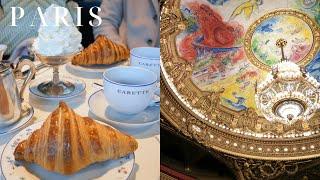 Paris vlog. I went to Café Carette. A day at the Opera House to enjoy the art of the fall.