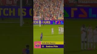 Andrea Pirlo free kick goal Efootball 2025 #andreapirlo #pirlo #freekick #goal #efootball2025