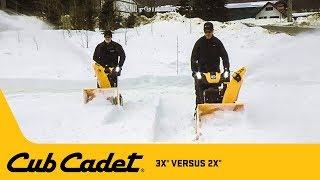 X Series® | The Difference Between Two-Stage and Three-Stage Snow Blowers | Cub Cadet