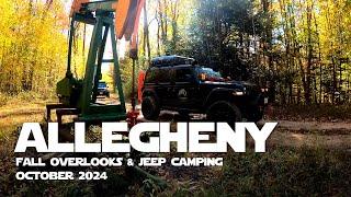 Incredible Fall Overlooks & Jeep Camping in Allegheny National Forest