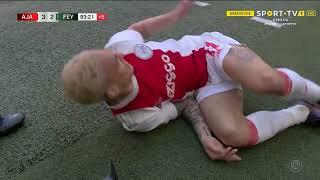 Antony Time Wasting Tactics & Getting A Red Card in the De Klassieker  | Ajax vs Feyenoord