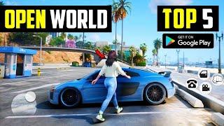 Top 5 New Open World Games For Android & iOS 2024 l Best open world games for android