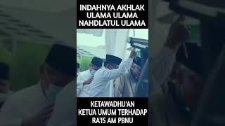 Indahnya Akhlak Ulama NU - KH Miftahul Akhyar & KH Yahya Cholil Staquf #shorts