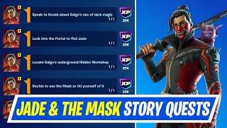 Fortnite Complete Story Quests - How to EASILY Complete Jade & The Mask Story Quests in Chapter 6