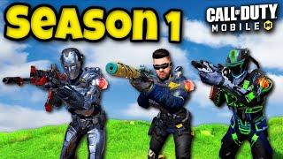 ALL SEASON 1 BATTLE PASS CHARACTERS! | CALL OF DUTY MOBILE | SOLO VS SQUADS