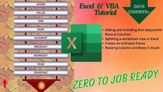 EXCEL & VBA Tutorial Beginner to Expert Day-5