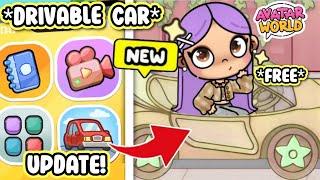 NEW **DRIVABLE CAR** UPDATE + FREE NEW OUTFIT IN AVATAR WORLD 