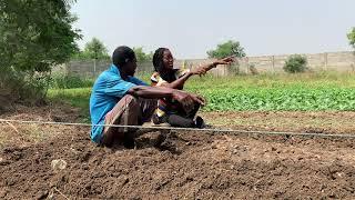 how he develops his own farming techniques in the dry seasons