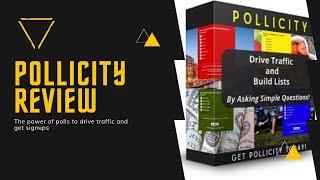 Pollicity Review: The power of polls to drive traffic and get signups